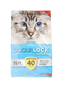 Intersand Odourlock scoopable cat litter 12kg